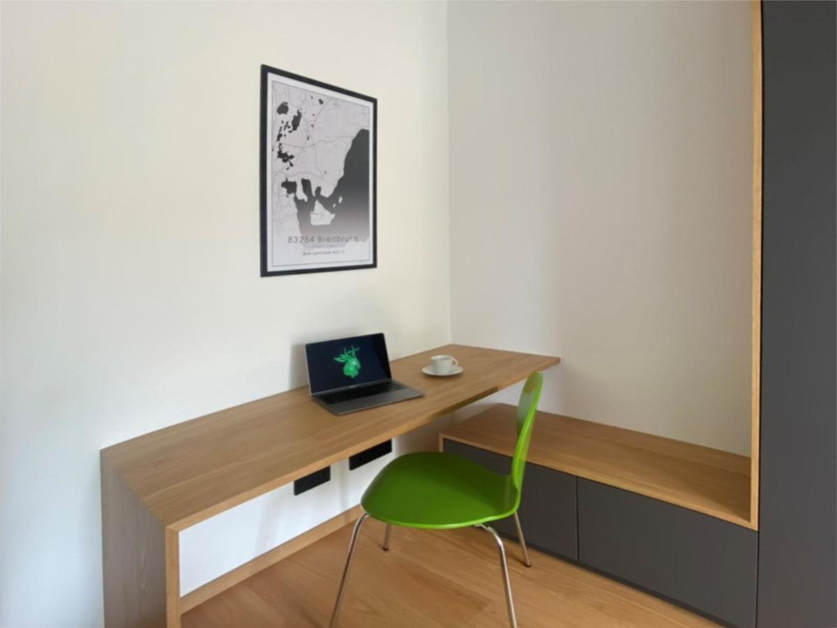 Neubau Gruener Wolpertinger Designwhg 106Qm Barrierefrei Lägenhet Breitbrunn am Chiemsee Exteriör bild
